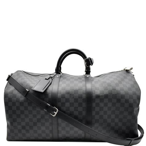 louis vuitton keepall 55 damier graphite price